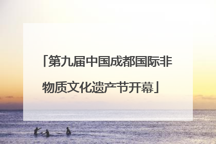第九届中国成都国际非物质文化遗产节开幕